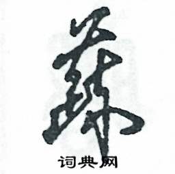 张恒成写的硬笔草书蔬
