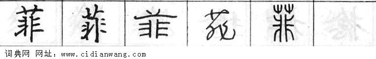 菲钢笔字典