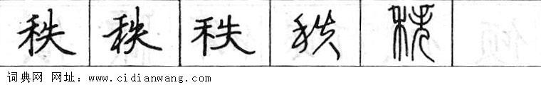 秩钢笔字典